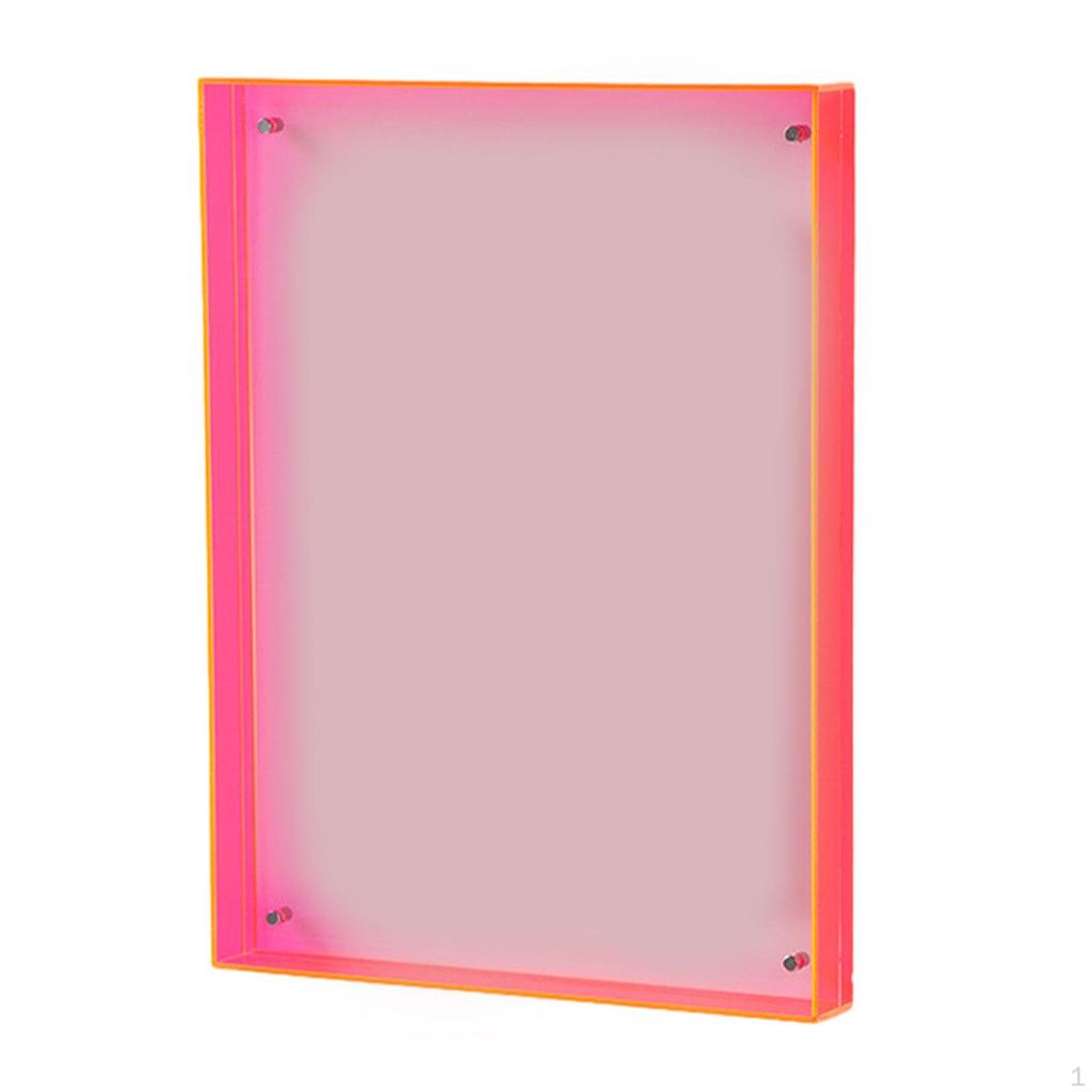 2.3inx3.5in Picture Frame Acrylic Frames Freestanding Hanging Decorative Photography Display