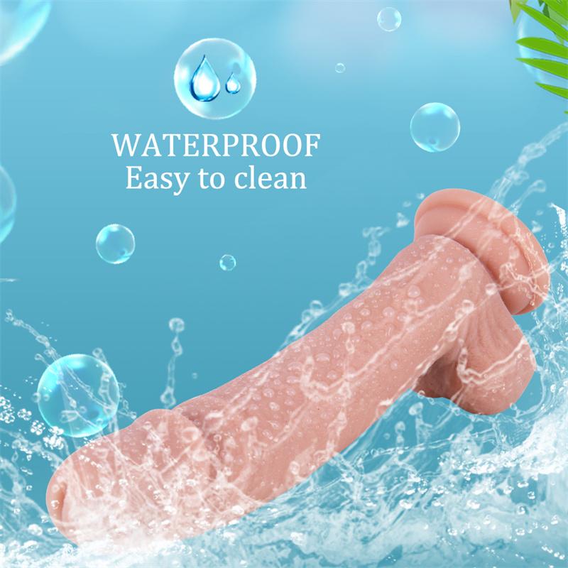 Žena Koupelna Real Feeling Super dlouhé tekuté silikonové imitace sexu Dildo produkty pro dospělé