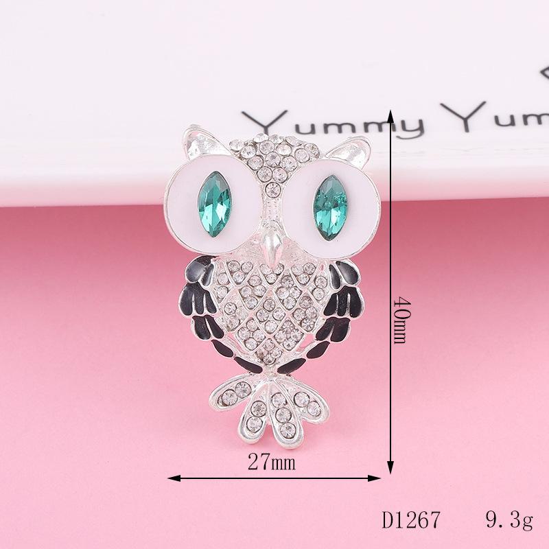 Owl Refrigerator Magnets: DIY Jewelry & Clothing Accessories with Diamond Stickers