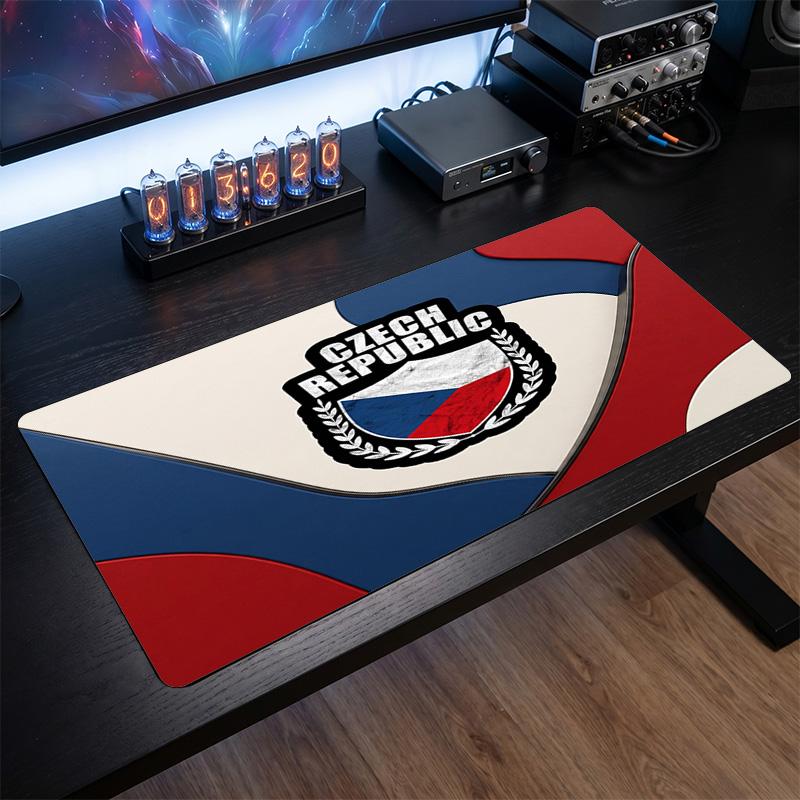 Republi Football Crest Mouse Pad, Extended Non Slip Rubber Desk Mat for Gaming Office Laptop Fan Gift