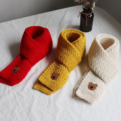 Kids Winter Hat Scarf Set Soft Knitted Warm Pom Pom Skull Cap And Neck Warmer Cold Weather Set for Boys Girls Toddlers