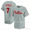 Embroidered Philadelphia 76ers Baseball Jacket Mens Gray Turner Jersey Style Sportswear