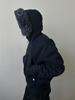 Madextreme Zuo Shan schwere Canvas-Jacke mit Fleecefutter und Pelzkragen-Kapuze