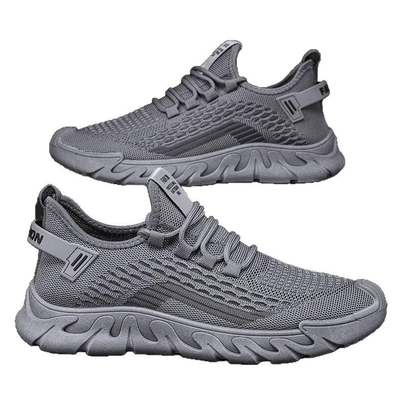 Large size shoes mesh trendy shoes simple trend men's sports leisure running lazy shoes