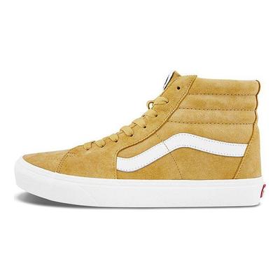 Sk8 High Top Skate Shoes Unisex Sneakers Brown Yellow VN0A4BV618Z