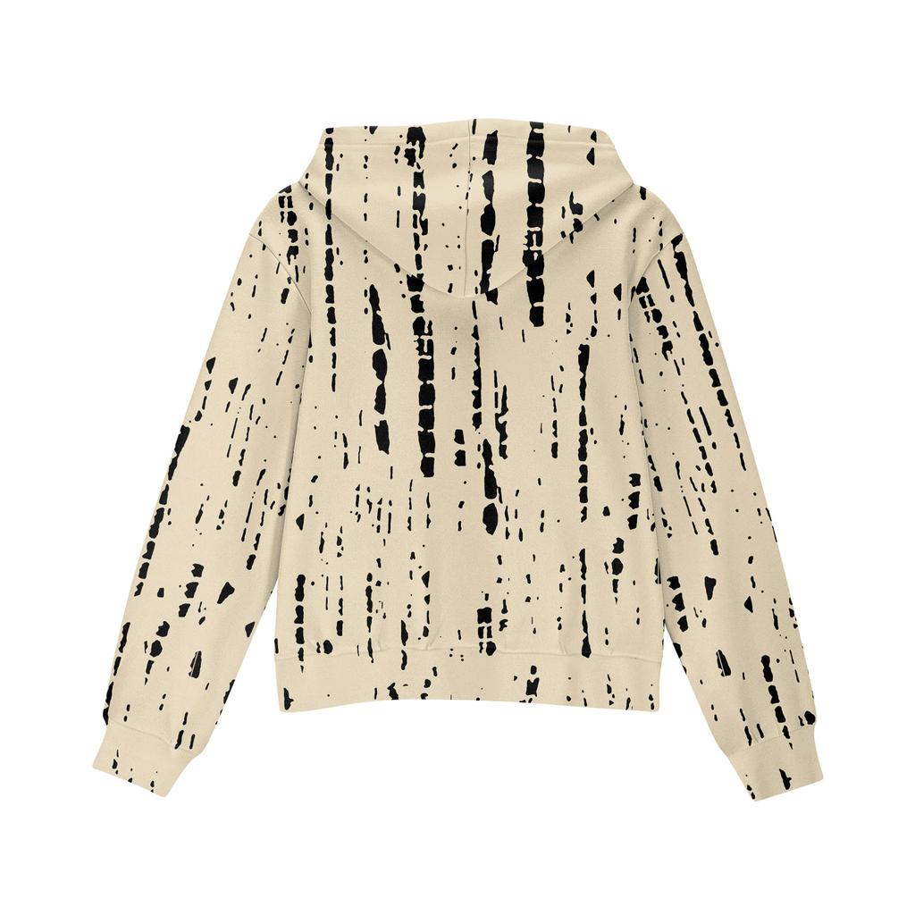 Moda dziecięca Bluza z kapturem z nadrukiem z długim rękawem Dziewczęca kurtka hoodie