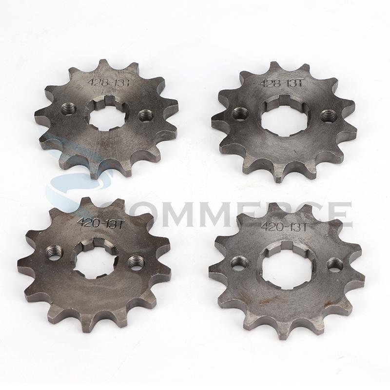 420# 20MM Front Engine Sprocket Sprocket for 50-125cc Motorcycle Pit Dirt Bike ATV Go Kart Quad 10 11 12 13 14 15 16 17 18 19T
