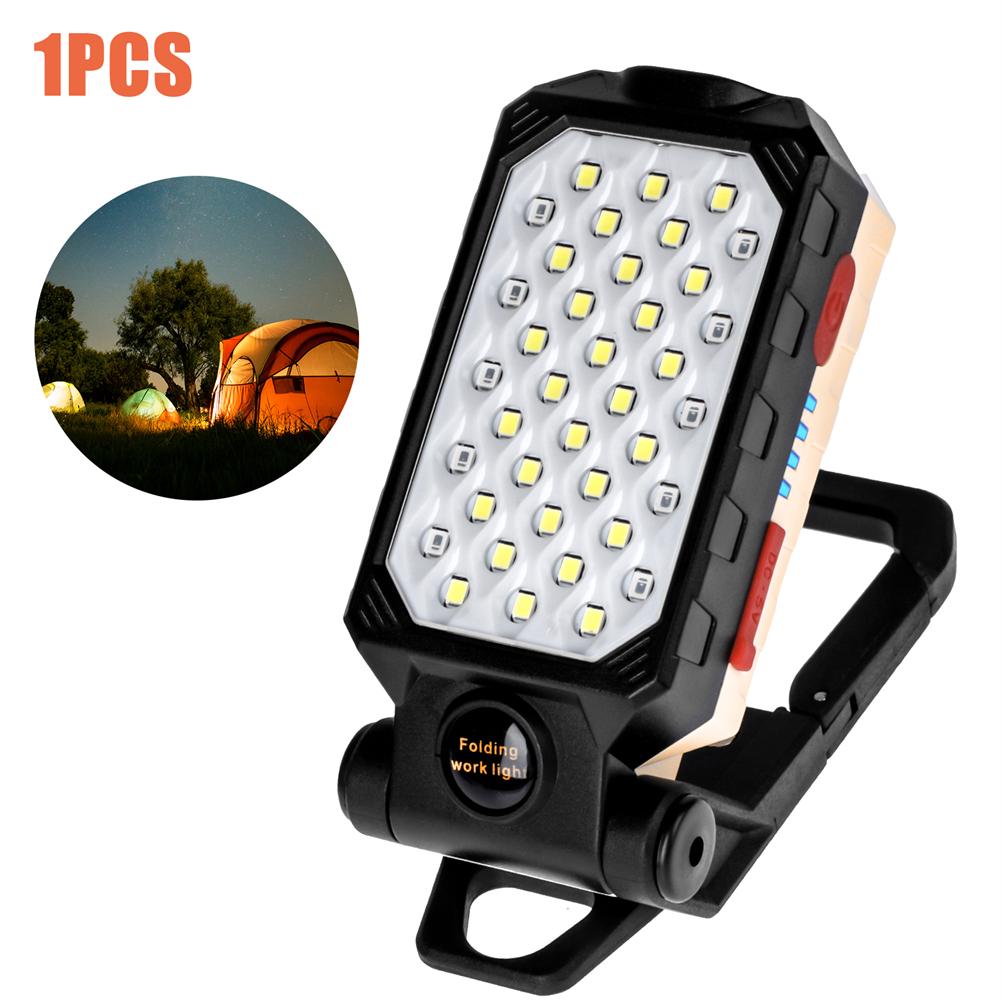 Cob Led Work Light 4 Brightness Adjustable High Brightness Usb Rechargeable Magnetic Camping Lamp Torch