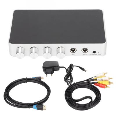 HD Multimedia Interface Mixer 4K 1080P DC 12V Adjustable Sound Microphone Amplifier for Android TV