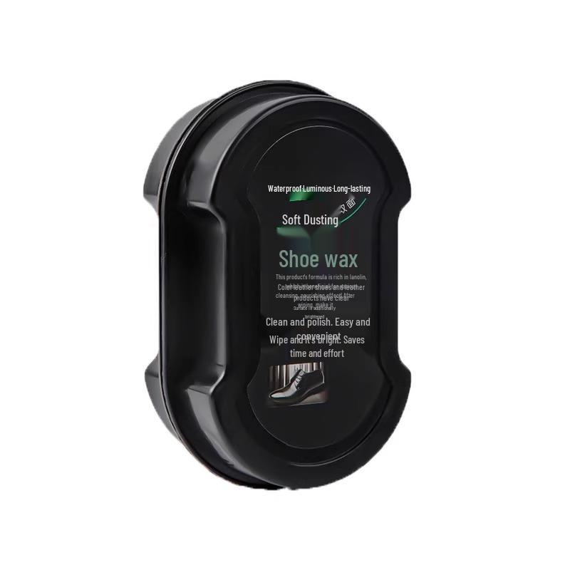 Universal Leather Care Kit: Colorless & Brown Shoe Polish, Brush, Sponge, Advanced Black Wax for Genuine Leather Shoes.