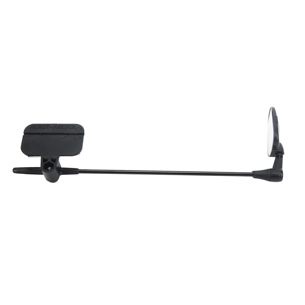 Bike Helmet Mirror Aluminum Alloy Safety Reflective 360 Degree Adjustment Flat Design Cycling Helmet Rear View Mirror
