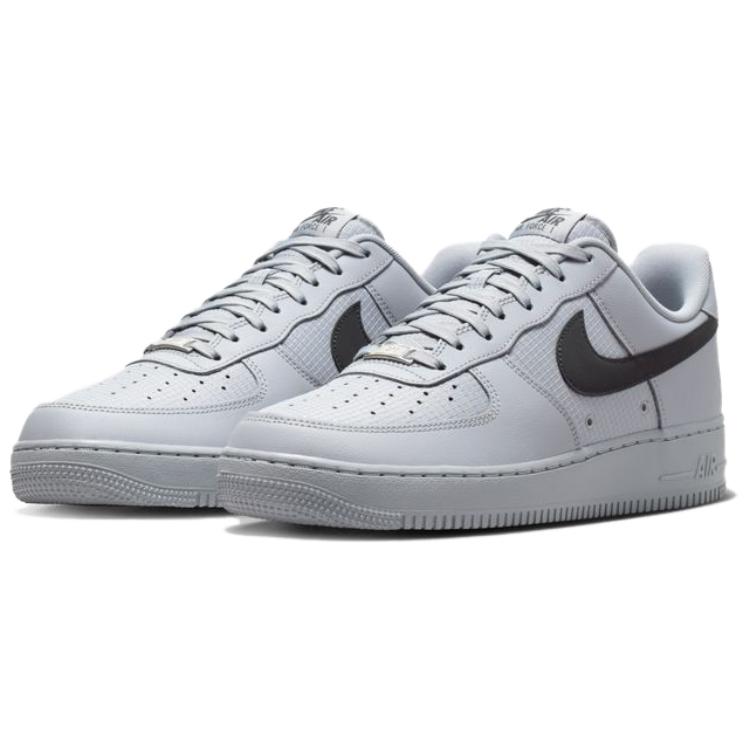 Nike Scarpe da Skateboard Air Force 1 da Uomo Grigio Nero IR0952-002