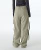 MUSINSA STANDARD WOMAN Women'S Double Knit Sweat Multi Cargo Pants [Pistachio]