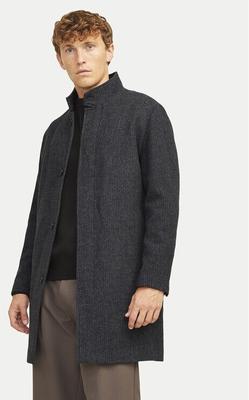 Mantel Jack & Jones Jprblawilson Wollmantel Sn (12259449) schwarz Struktur
