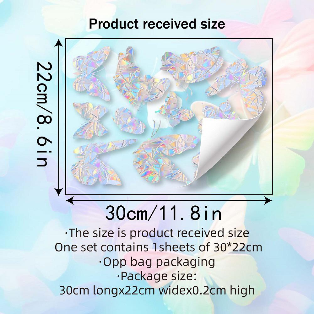 Aike Sun Prism Rainbow Butterfly Window Glass Sticker