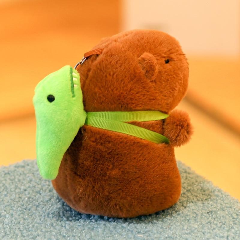 Capybara Keychain Bagpack Pendant Hanging Ornament Capibala Ornament Car Accessories Gift for Kids Guests Baby Shower Gifts