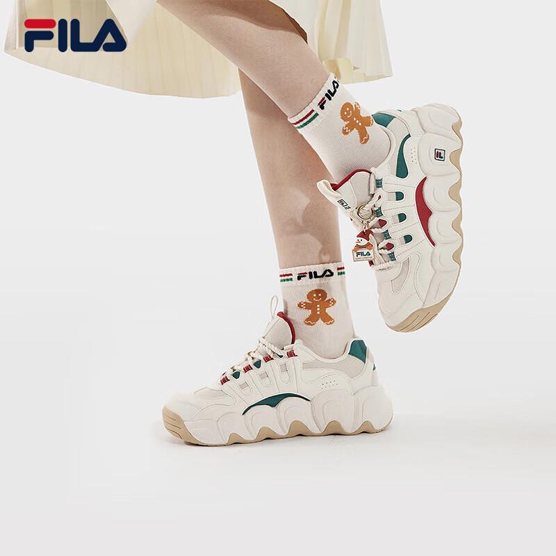 FILA Christmas Croissant Dad Shoes 8.5