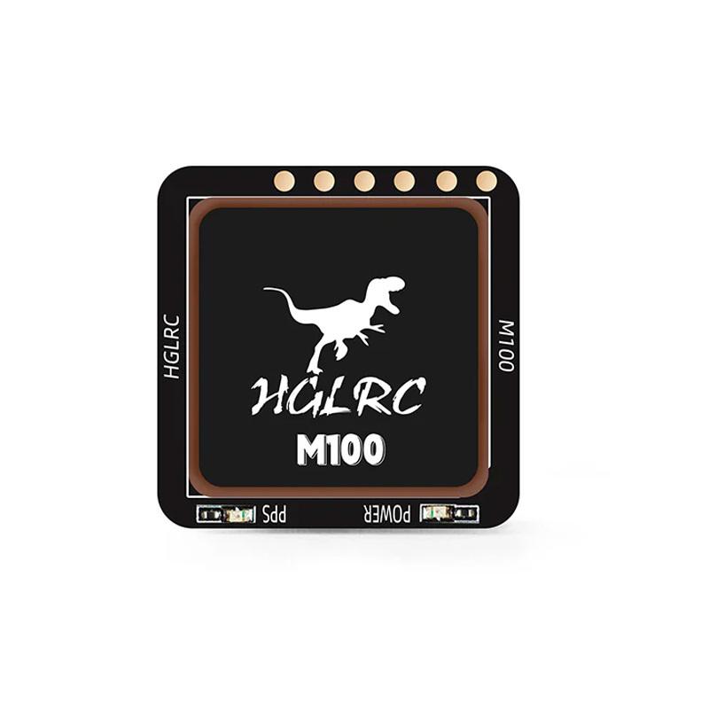 HGLRC M100-5883 M10 GPS Module with Compass Ceramic Antenna On-board LED Indicators 21x21mm for RC Airplane FPV Long Range