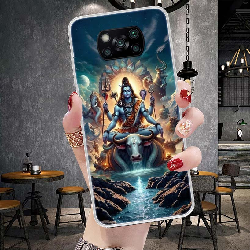 

Lord Shiva Hindu God Buddha India Soft Phone Case For Xiaomi Redmi 15C 15 13C 13 Poco X5 X6 X7 F7 Ultra M7 12C 12 10 10C 9C 9A 9 Redmi 12C