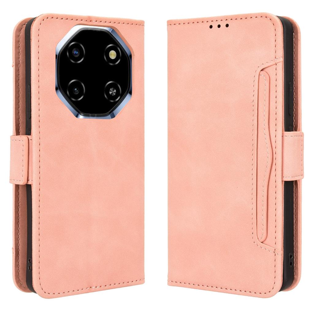 For Blackview Shark 6/Oscal Tiger 8 Leather Case Phone Wallet Cover with Multiple Card Slots