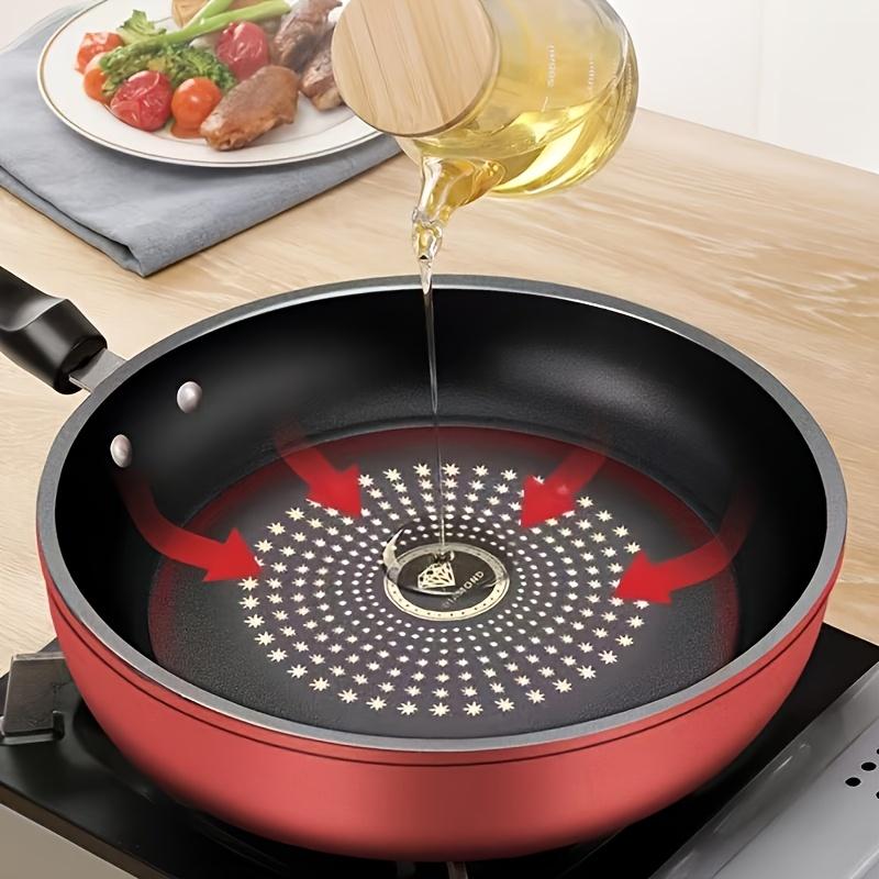 24cm Cast Iron Omelette Pan Nonstick Honeycomb Fry Pan Multi-functional Frying Pan Cookware Gas Induction Cooker Compatible New