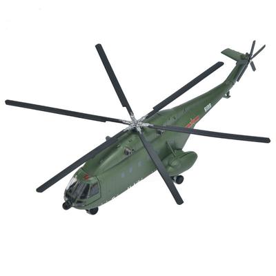 1/144 Maßstab Druckguss chinesischer WZ-8 militarisierter Kampfhubschrauber Legierung & Kunststoff Modell Spielzeug Geschenk Sammlung Display