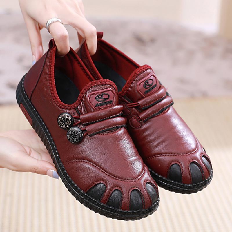 ****** and Autumn New ******* Old Cloth Shoes Women's Single Shoes Trendy Versatile Fashion Waterpro** Bottom