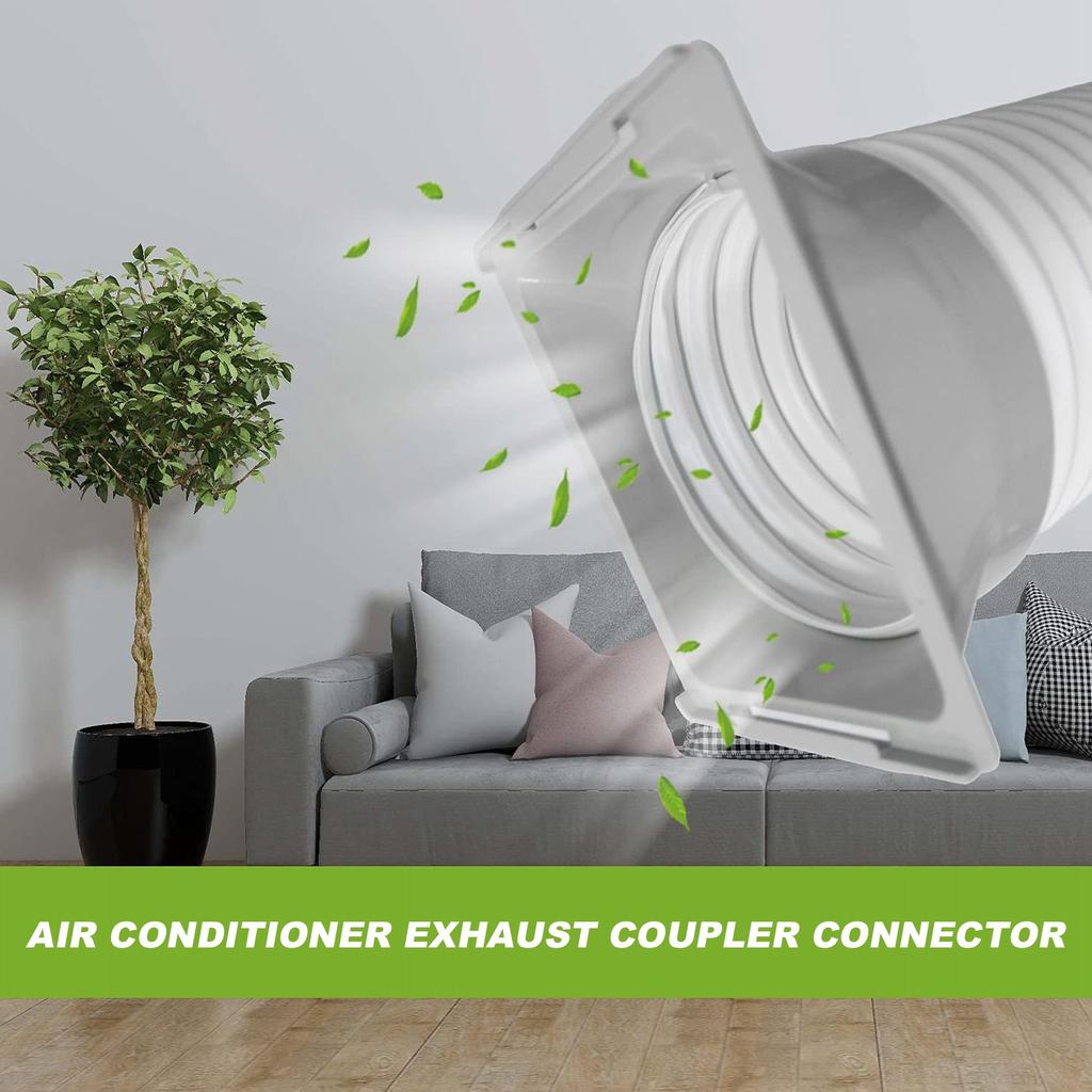 AEE4-Raccord de Tuyau d'Évacuation pour Climatiseur Portable Adaptateur Fenêtre Pièces et Accessoires de Raccordement de Tube d'Unité de Climatisation