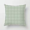 Fresh Green Geometric Pillow Cover - Modern Artistic Pattern in Soft Polyester for Living Room & Bedroom