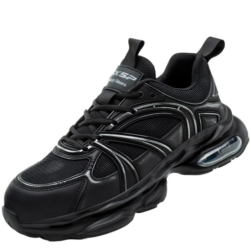 

Черная рабочая обувь с пластиковым подноском, удобная защитная обувь для мужчин и женщин, легкие рабочие кроссовки, рабочие ботинки для строительства 38