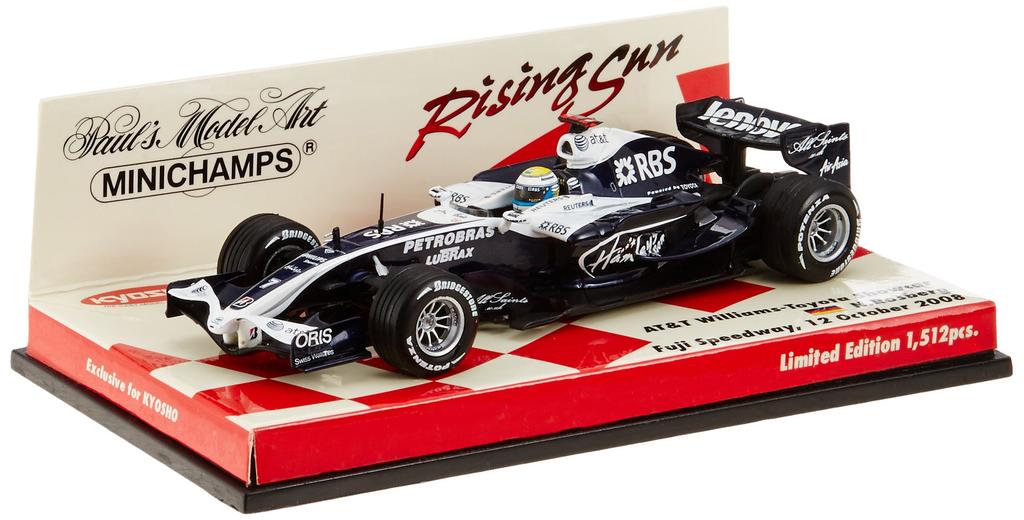 Minichamps DP W Toyota 08 Show Car Rosberg RISIN Completed Product 1/43 AT&T
