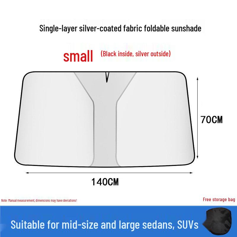 Summer Car Sunshade Front Windshield Heat Insulation Cover