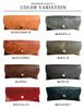 Made in Japan Leather Eyeglass Case for Enjoy the soft texture and patina of the leather over [ENDMARK] Men. time. (Moss Green)
