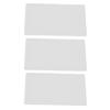 3Pcs Upper Top Screen Lens Replacement Plastic Cover for 2DS Handheld Game Console LCD Screen Parts Accessories