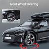 1/32 RS6 Car Model Toy Simulation Alloy Diecast Doors Opened Sound Light Shock Absorption Vehicle Models Ornaments Child Gifts