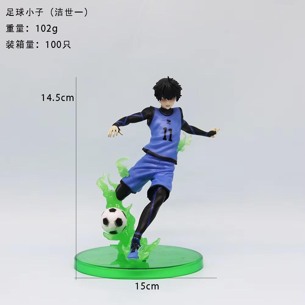 12CM Seishiro Nagi Isagi Yoichi Figure Anime BLUELOCK Cool Desktop Animation Artwork Model Toy Gift Collection Ornaments PVC