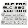 CXEHU1 3D ABS GLC200 GLC260 GLC300 Rear Trunk Letters Emblem Badge Logo Sticker For Mercedes Benz GLC Class Car Styling Accessories