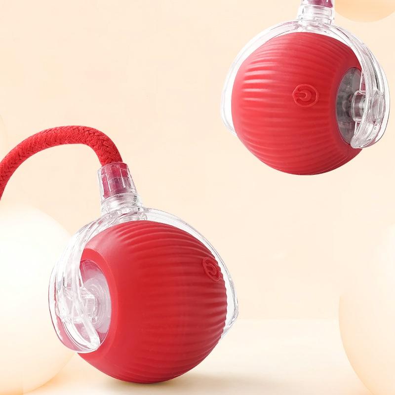 JUSTINLAU Pets Interactive Ball Automatic Rolling Rechargeable Smart Balls Three Modes Anti-Bite Ball Toys Home Pets Supplies
