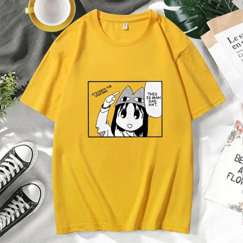 Hot Anime T Shirt THIS IS DAD HAT Chiyo Chan Men/women Funny 2024 Summer T-shirt Unisex Vintage Print Oversize Tops Cotton Tees