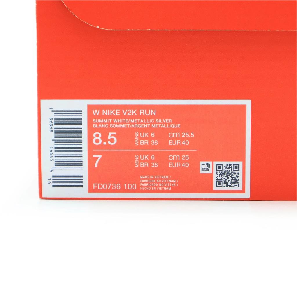 FD0736-100 Nike V2K Run Summit White Metallic Silver Beige Ivory (Women's)