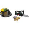 Bosch Lumberjack Set - KLEIN - 8197 - Electronic Chainsaw, Helmet with Visor and Gloves - Role-playing Toy - From 3 Years