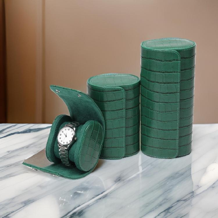 Durability PU Leather Watch Case Shockproofed Storage Box Gift Packing for Travel or Gift