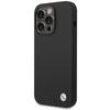 Etui do iPhone 15 Pro BMW Silicone Metal Logo Czarne