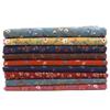 Retro-Style Cotton & Linen Ethnic Print Fabric for Tablecloths, Curtains, Bohemian Clothing - Yunnan Lijiang Design