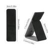 Foldable Desktop Phone Stand - Push-Pull Ring Holder, Simple Adhesive Back Mount for Hands-Free Viewing