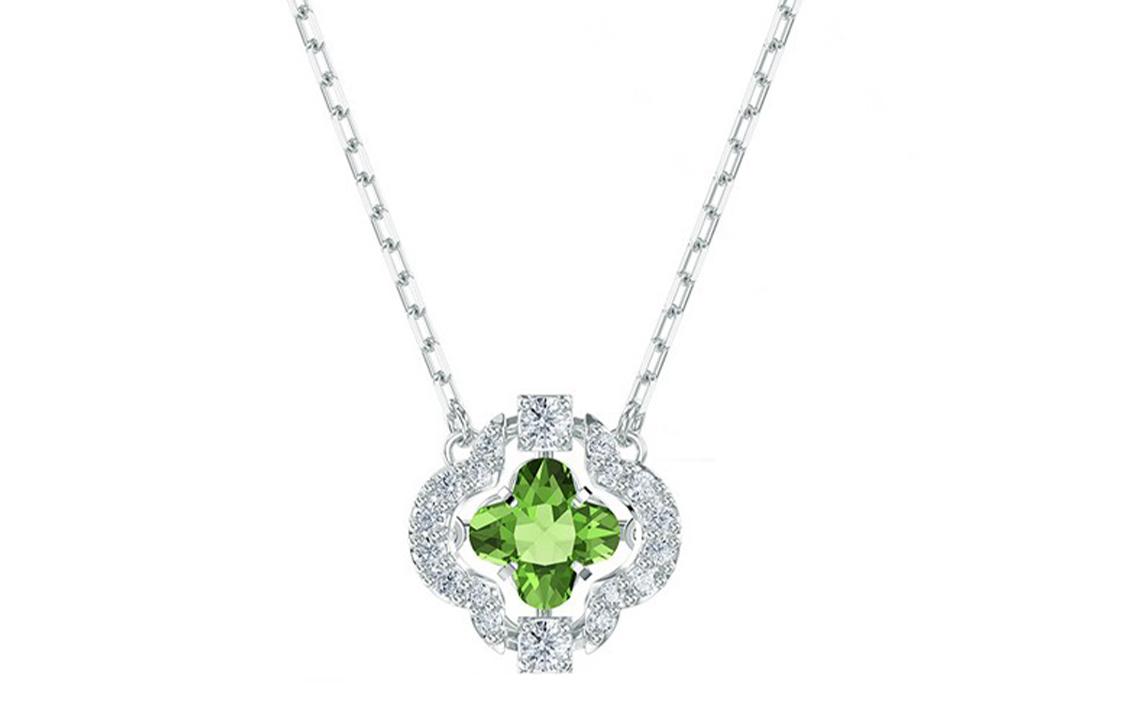 Swarovski Sparkling Dance Modeschmuck Halsketten Damen 5590973 White Gold-Plated white