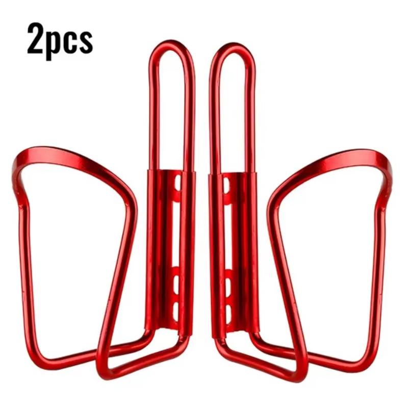 1/2pcs Bicycle Bottle Holder Outdoor Road Mountain Bike Water Kettle Cage Rack Aluminum Alloy Universal Cycling Drink Holder Cup