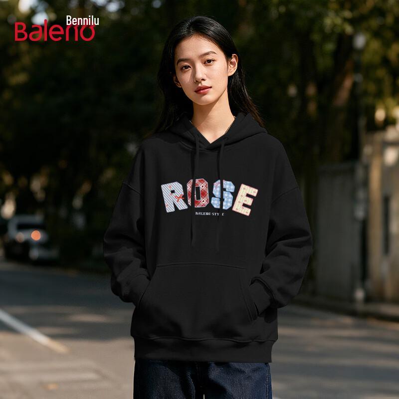 Baleno Women s American Retro Hooded Sweatshirt 3XL