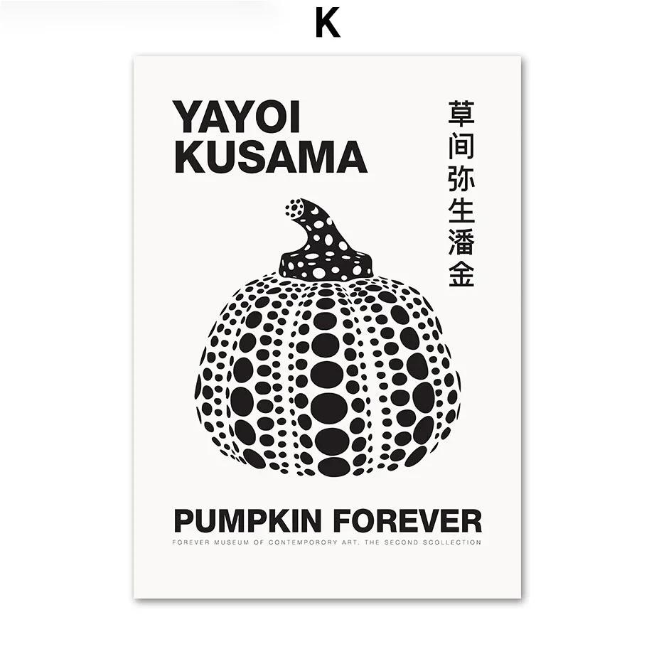 Paul Klee Yayoi Kukasa Hokusai Eclectic Wall Art Painting Canvas Nordic Posters and Prints Wall Pictures for Living Room De Corr