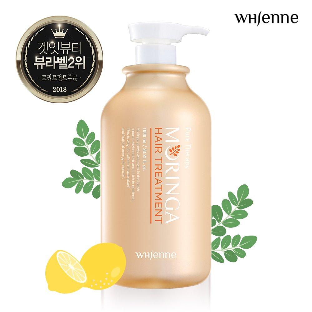 [Gift of Daga Garden Soap] 2 WHIENNE Moringa Protein Shampoos + 1 Treatment Total 3000ml